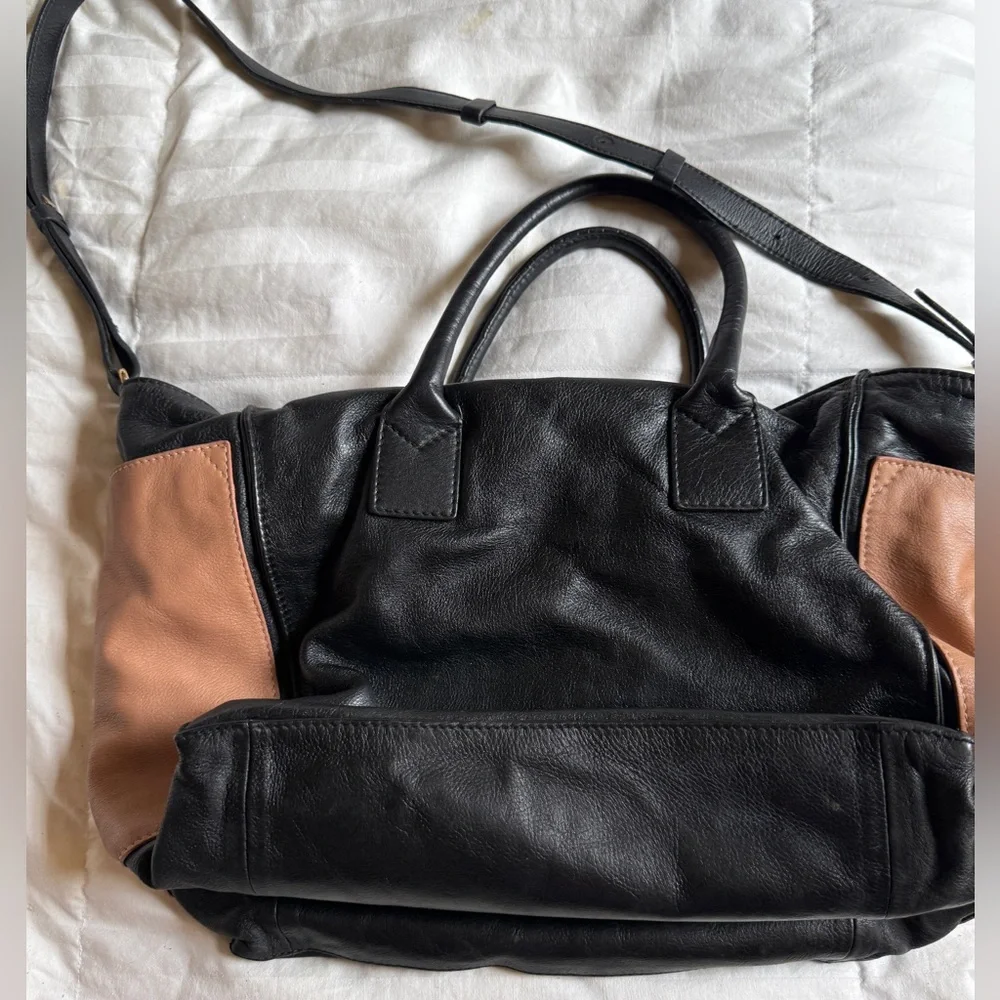 See By Chloe Black, Blush & Pink Leather Tote Bag